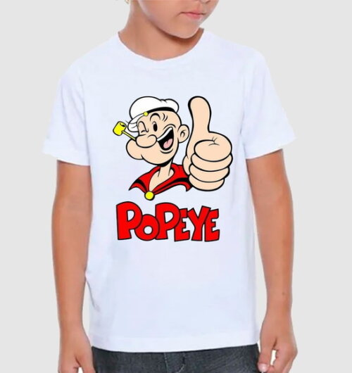 Camiseta Infantil Personalizada Popeye