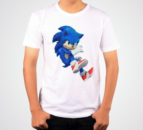 Camiseta Infantil Personalizada Sonic