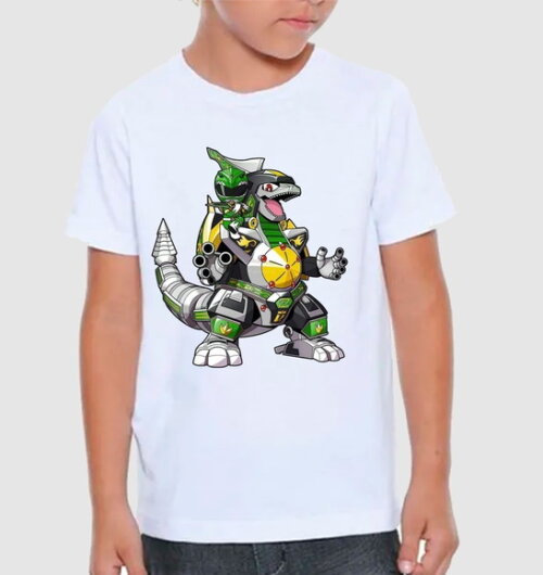 Camiseta Infantil Power Rangers para Meninos