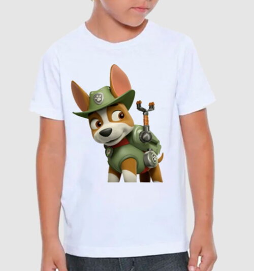 Camiseta Infantil Ptarulha Canina Aniversario