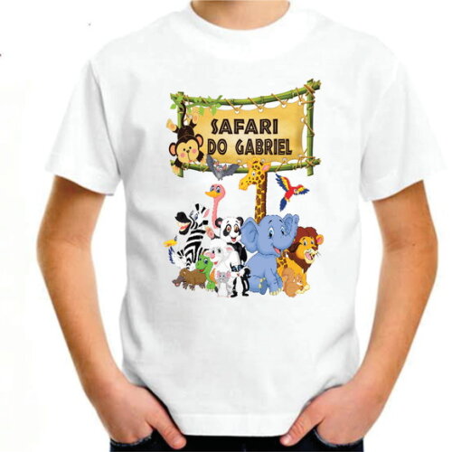 Camiseta Infantil Safari Promoção