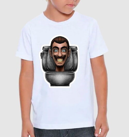 Camiseta Infantil Skibidi Toilet