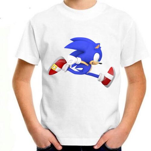 Camiseta Infantil Sonic Veloz