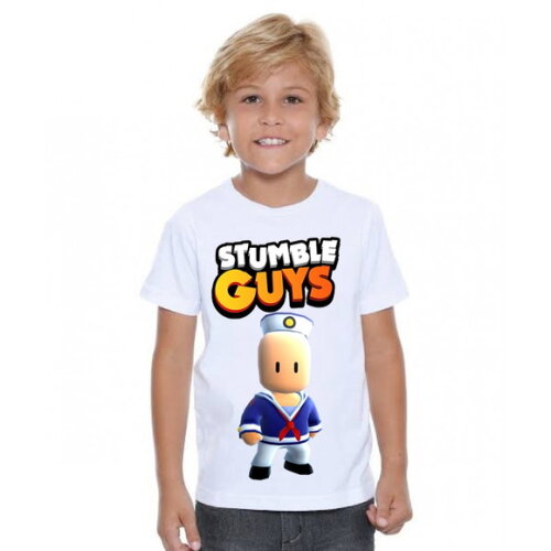 Camiseta Infantil Stumble Guys Marinheiro