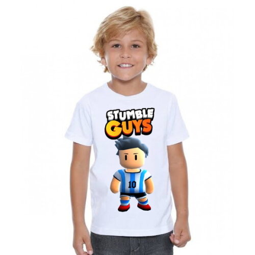 Camiseta Infantil Stumble Guys Messi