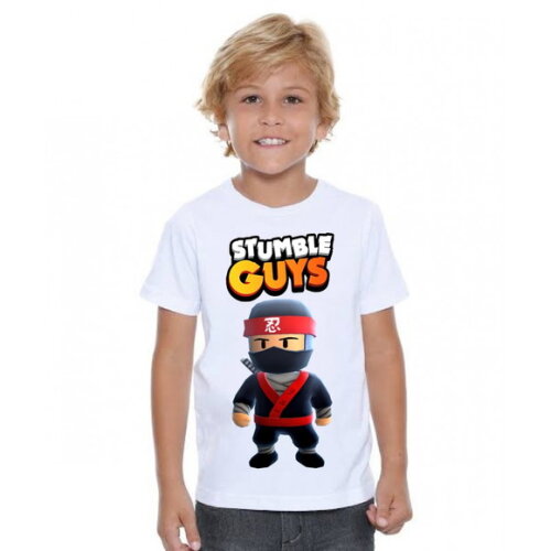 Camiseta Infantil Stumble Guys Ninja