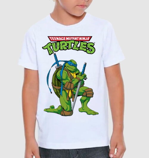 Camiseta Infantil Tartaruga Ninja Promoção