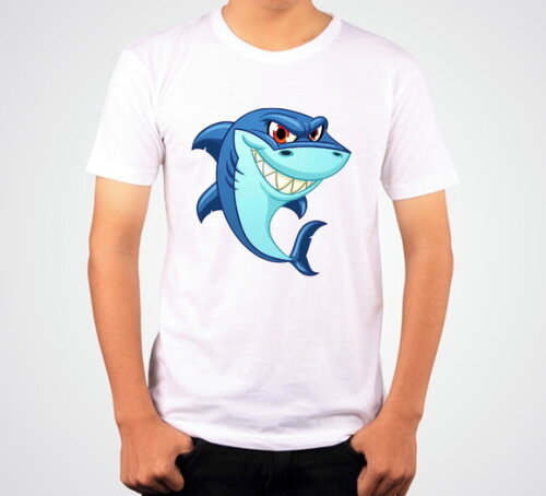 Camiseta Infantil Tubarão
