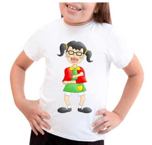 Camiseta Infantil Turma do Chaves Chiquinha