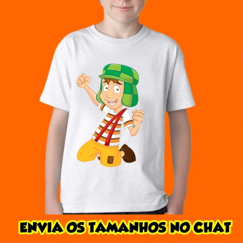 Camiseta Infantil Turma do Chaves Promoção