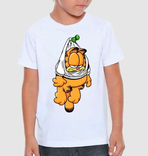 Camiseta Ingantil Garfield Inserimos Nome