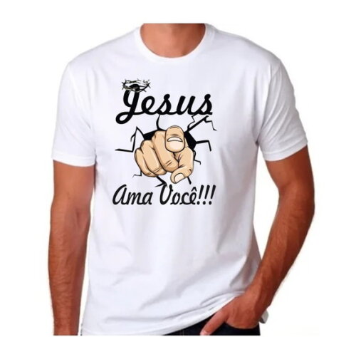 Camiseta Jesus Ama Voce
