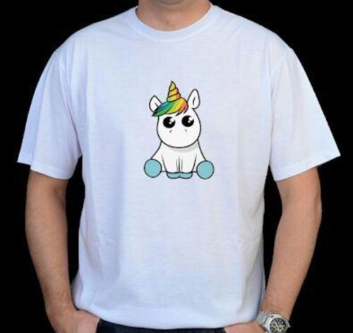 Camiseta Masculino Unicornio
