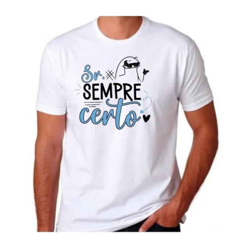Camiseta Masculino Sr. Sempre Certo