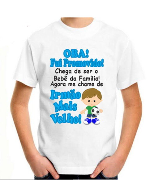 Camiseta Para Irmao Mais Velho