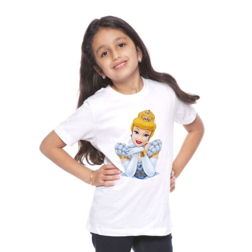 Camiseta Para Menina Cinderela