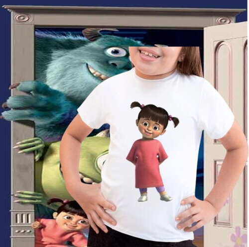 Camiseta para Menina Monstro Sa