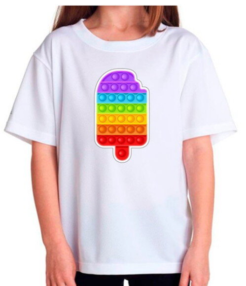 Camiseta Para Meninas Fidget Toys Pop It