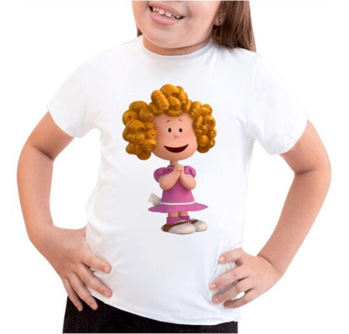 Camiseta para Meninas Tema Snoopy