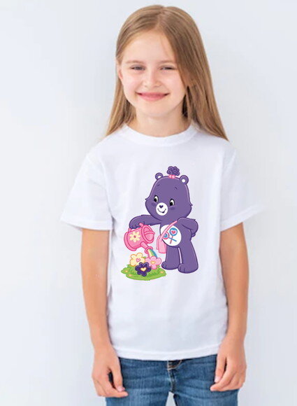 Camiseta para Meninas Ursinho Carinhoso