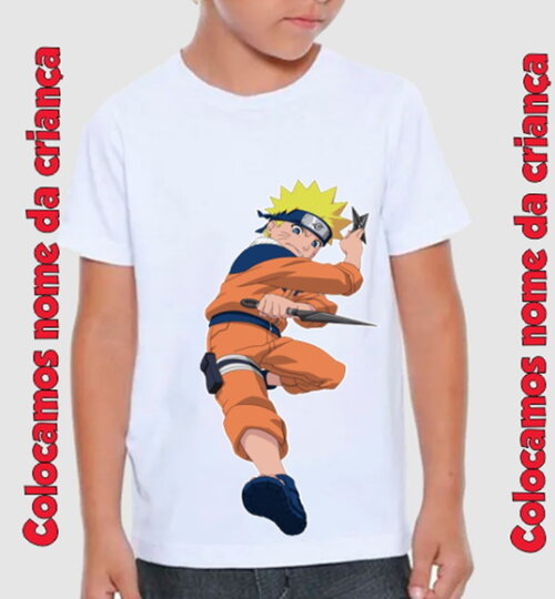 Camiseta para Menino do Naruto