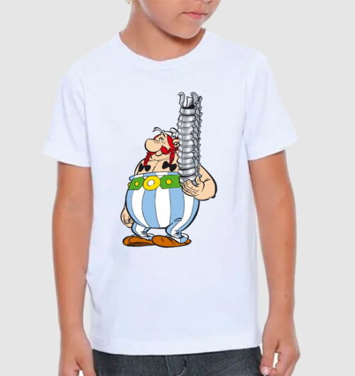 Camiseta para Menino Infantil Asterix e Obelix