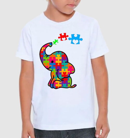 Camiseta para Meninos Autismo