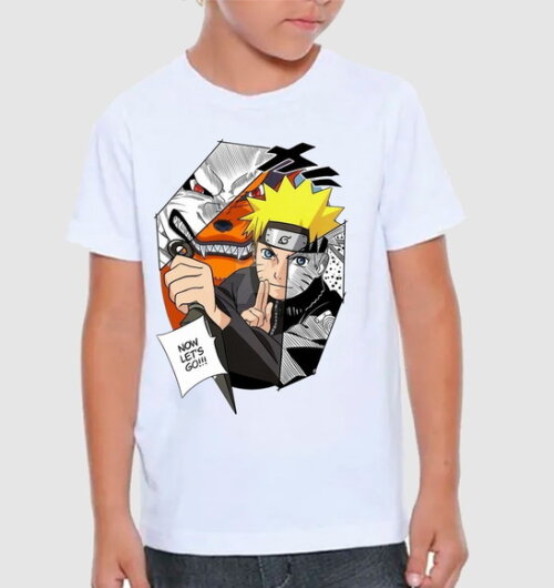 Camiseta para Meninos Naruto Liquidação
