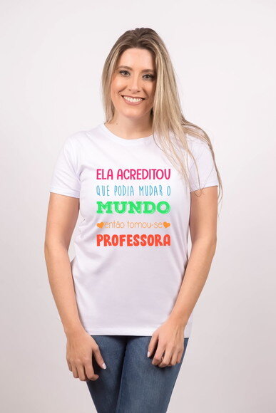 Camiseta para Professora Promoção