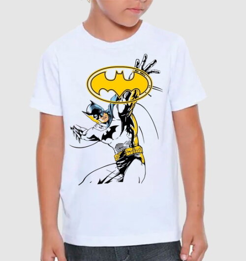 Camiseta Personalizada Batmam para Aniversario