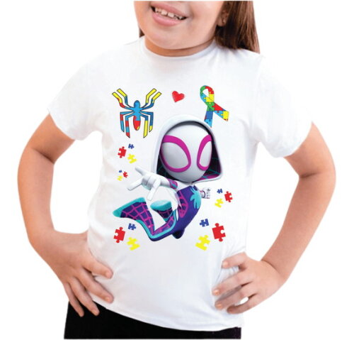 Camiseta Personalizada Autismo Autista para Meninas