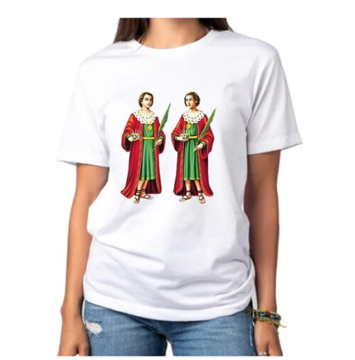 Camiseta Personalizada Cosme e Damião