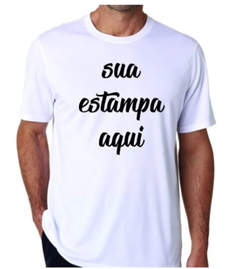 Camiseta Personalizada Fazemos com Sua Art