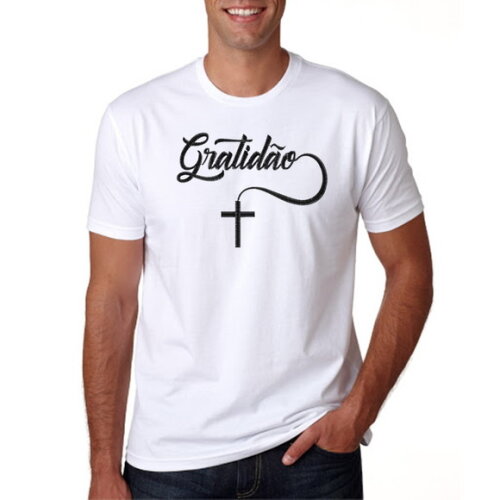 camiseta personalizada gratidão