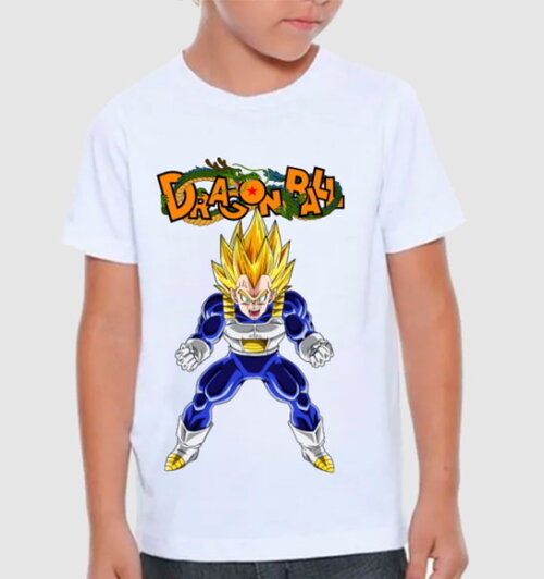 Camiseta Personalizada Infantil Dragon Ball