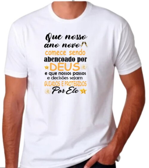 Camiseta Personalizada para Ano Novo