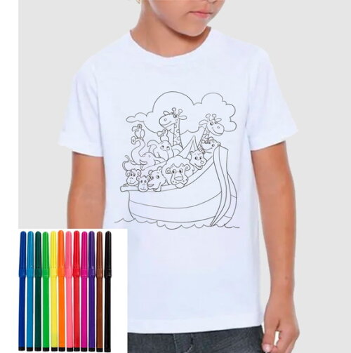 Camiseta Personalizada para Colorir Evangelica