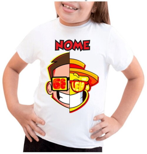 Camiseta Personalizada para Meninas Tema Geleia com Nome