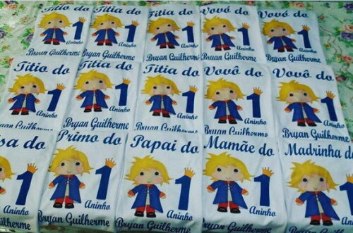 CAMISETA PERSONALIZADA PEQUENO PRINCIPE