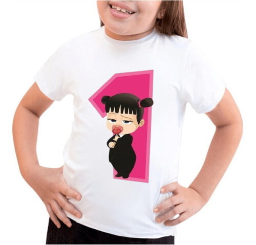 Camiseta Personalizada Poderosa Chefinha 1 Ano