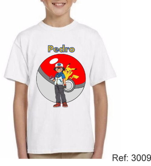 CAMISETA PERSONALIZADA POKEMON