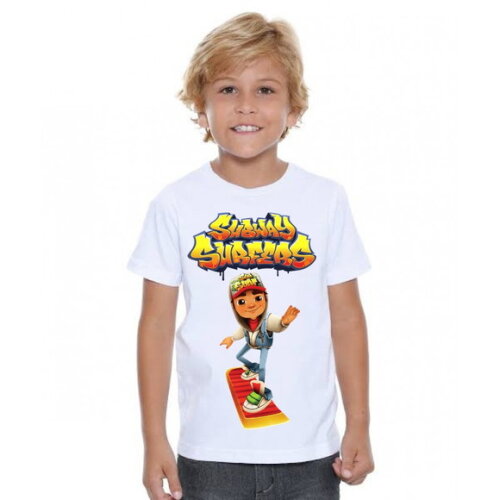 Camiseta Personalizada Subway Surfers