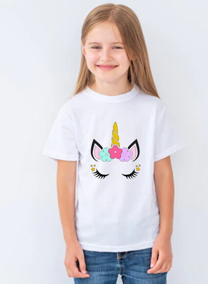 Camiseta Personalizada Unicornio Promoçao