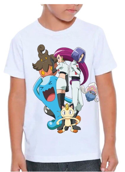 Camiseta Pokemon Equipe Rocket