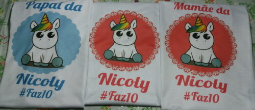 Camiseta unicornio unissex