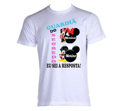Camiseta Unissex Guardiã Do Segredo Mickey E Minnie