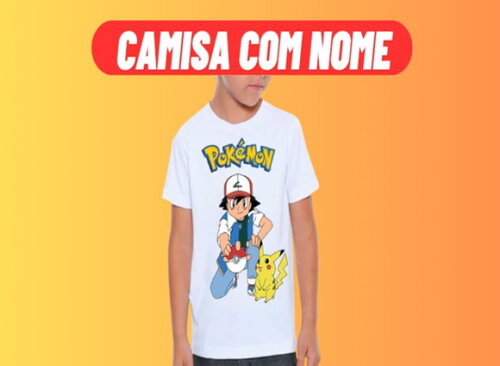 Camisetas Branca Personalizadas Estampa Somente Frente