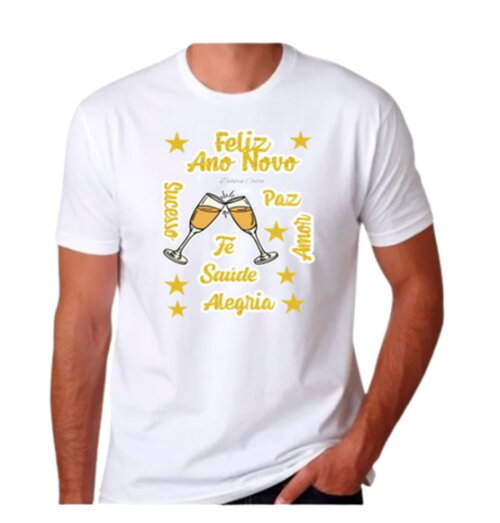 Camisetas para Comemorar Ano Novo