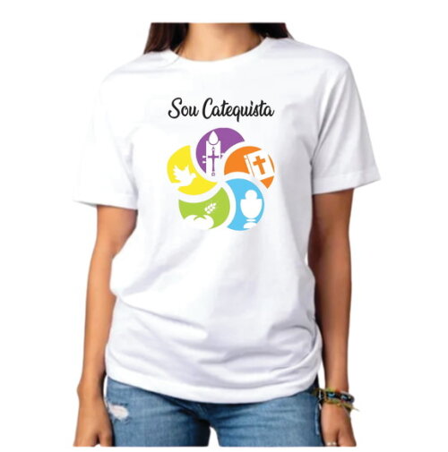 Camisetas Personalizadas para Igreja Sou Catequista