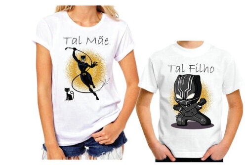 Dia Das Mães Kit família camiseta feminina Tal mãe Tal filh